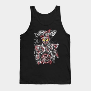 Fox Warrior Scribble Art Tank Top